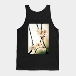 White Blossoms Tank Top